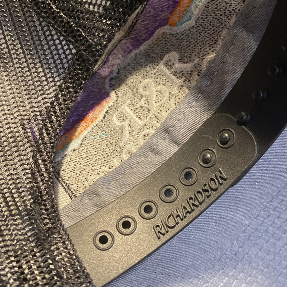 R & R Iron Works Table Rock SnapBack hat nwot cap Richardson style 112 6 panel - Picture 4 of 5